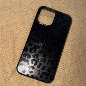 Loopy Case Black Leopard Pattern Phone Case